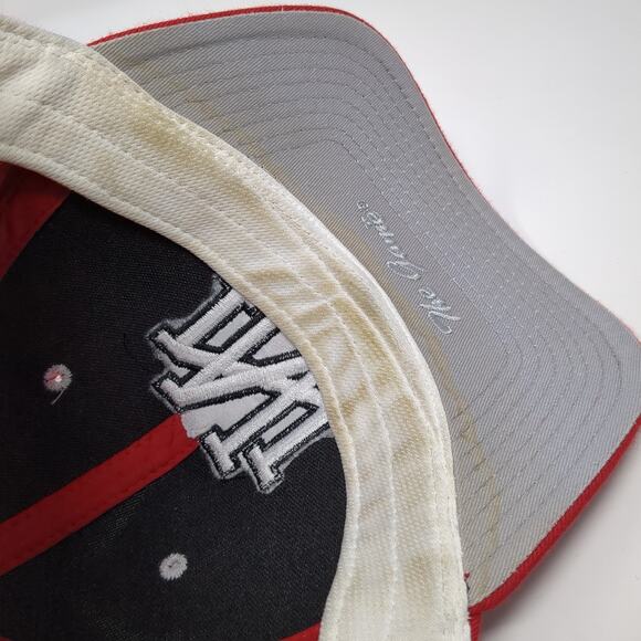 NN Crusaders Fitted Baseball Hat Red 7 1/2 Embroidered The Game Pro - Picture 8 of 10